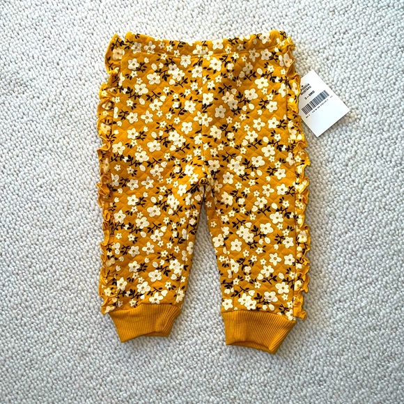 NWT Koala Baby floral ruffle joggers - Picture 1 of 4